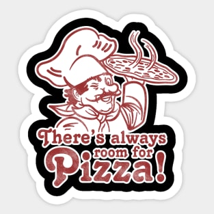 Always Room For Pizza! Sticker